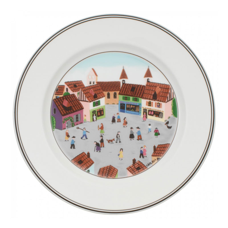 디자인 나이프 샐러드 접시 마을, Design Naif Salad plate Village