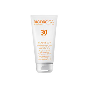 비오드로가 뷰티 썬 바디 썬 프로텍션 안티에이징 이펙트 SPF 30 150ml, BIODROGA Beauty Sun Body Sun Protection Anti-Aging Effect High Protection SPF 30 150ml